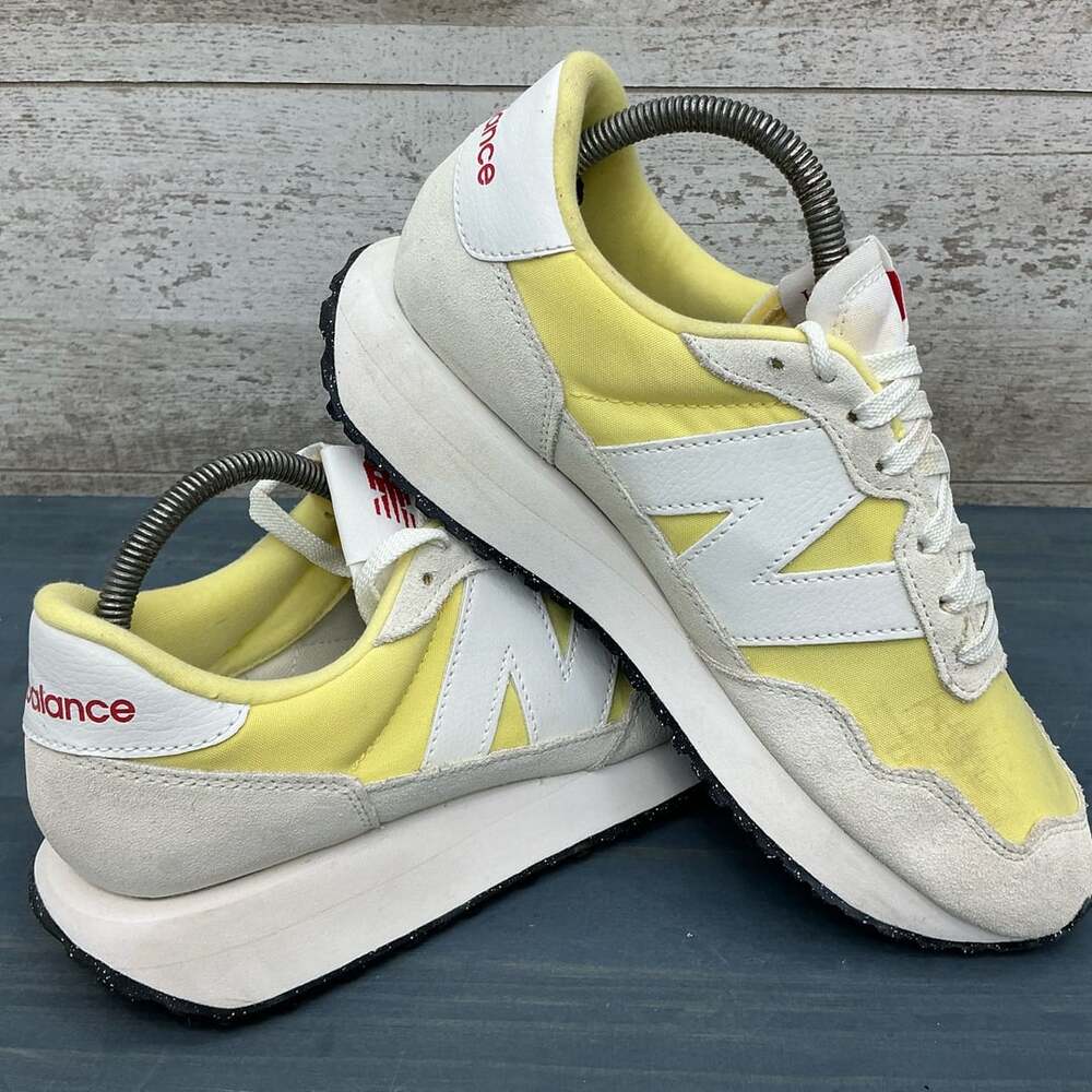 New Balance 237 WS237ID Pale Yellow White Women's Sneakers Size US 9.5